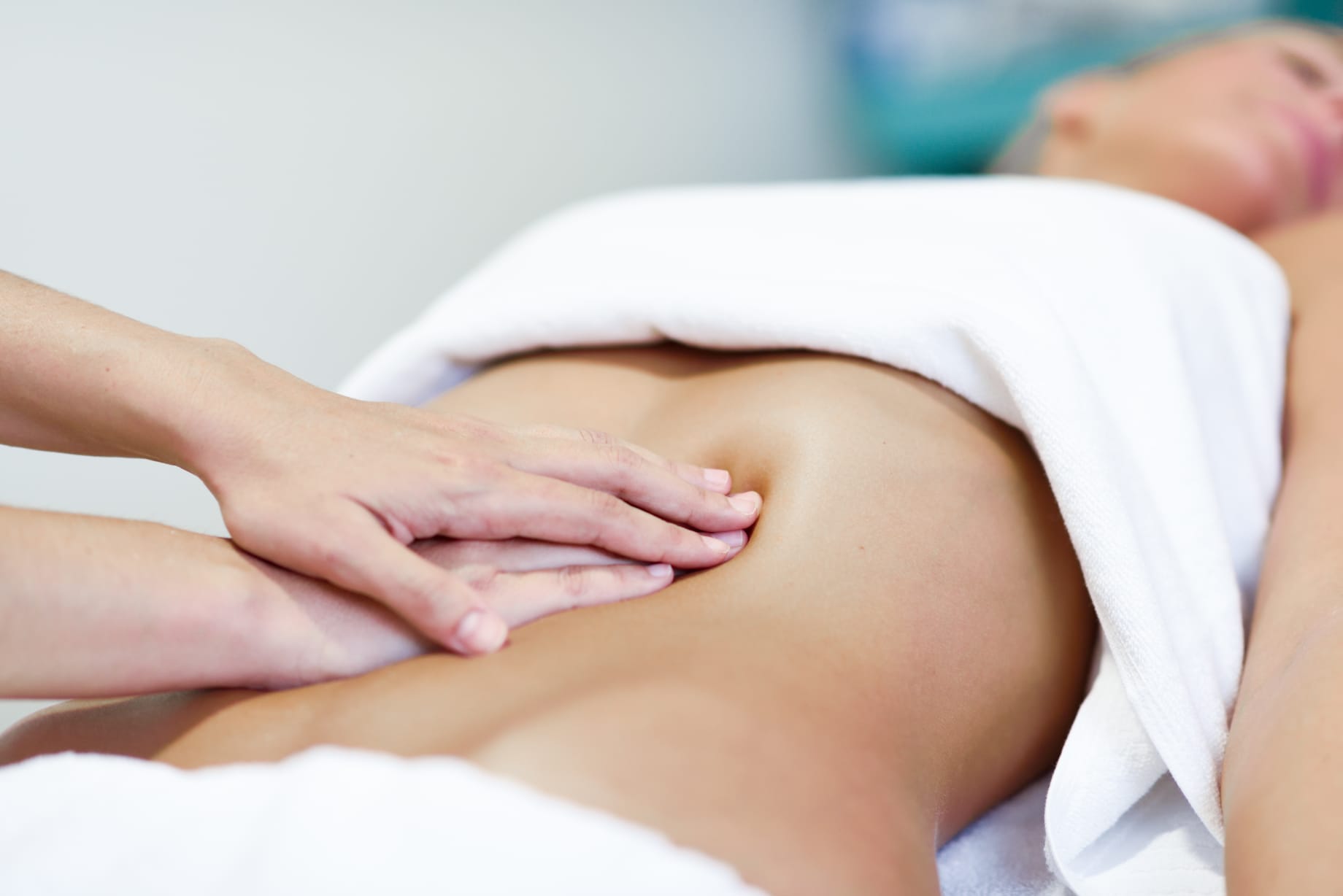 Behandlungssituation bei einer klassischen Massage